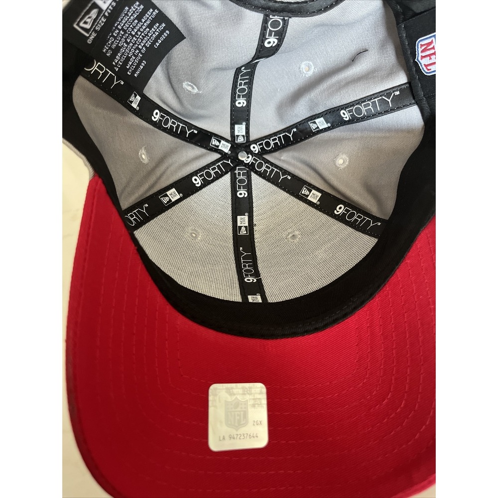 San Francisco SF 49ers New Era 9Forty Red/Grey Adjustable Cap NWT - Picture 6 of 6